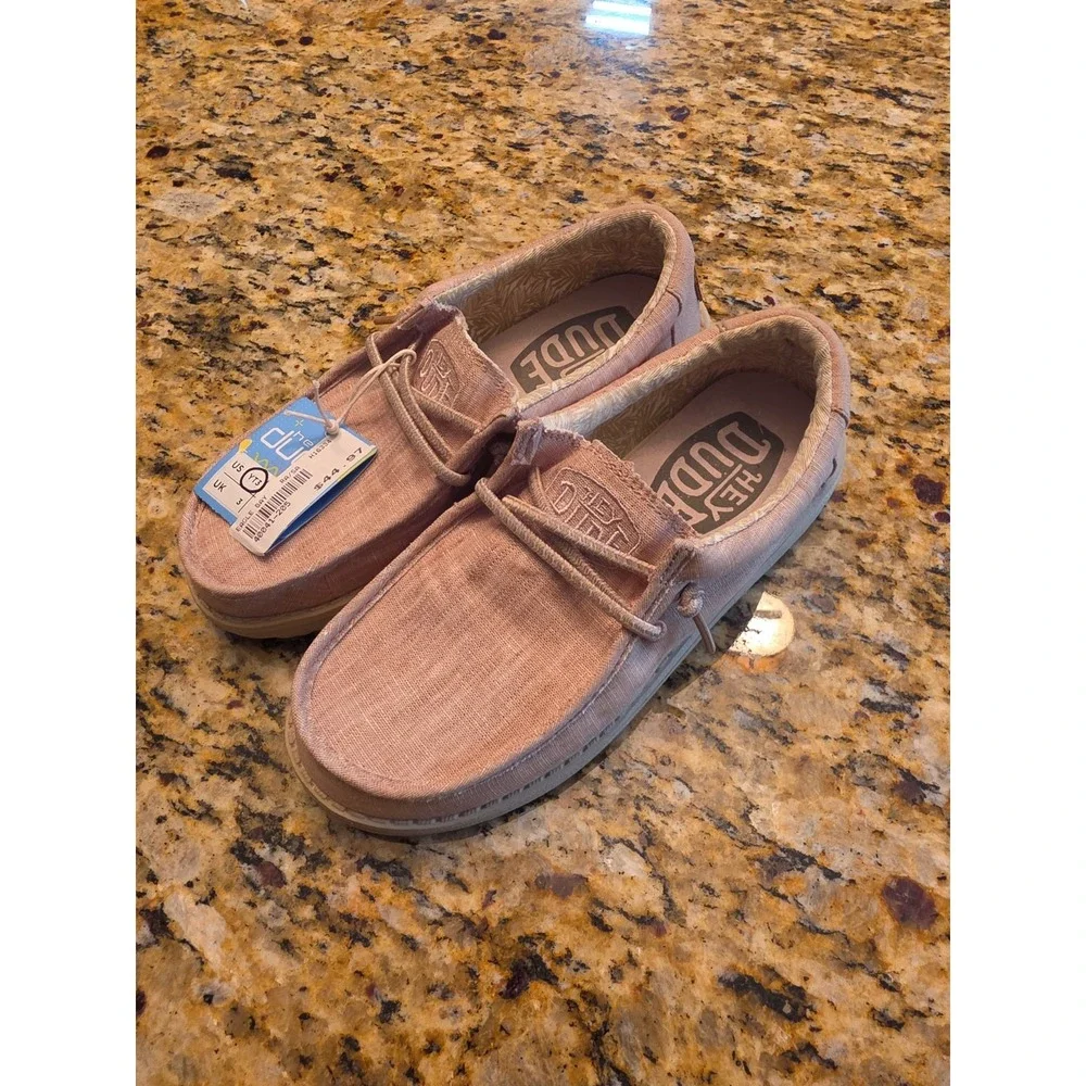 Hey Dude Youth Wally Y3 L4 NEW Tan